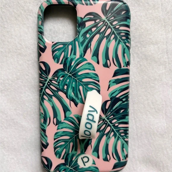 A set of 3 iPhone 11 Loopy Floral and Monstera Leaf Phone Cases - Picture 3 of 9